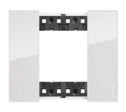 Bticino Living Now Cover Plate 2Gang Ice