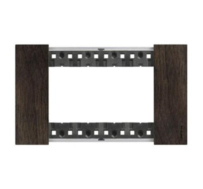 Bticino Living Now Cover Plate 4Gang Walnut