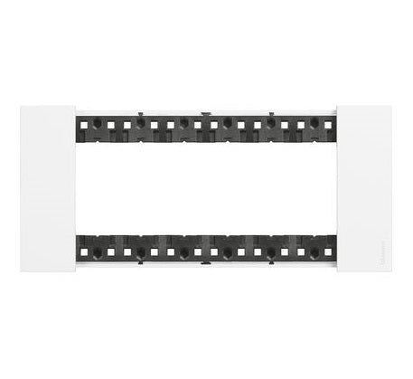 Bticino Living Now Cover Plate 6Gang White