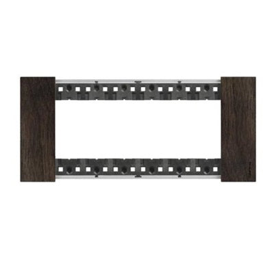 Bticino Living Now Cover Plate 6Gang Walnut