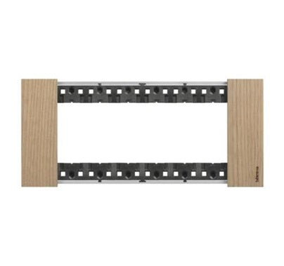 Bticino Living Now Cover Plate 6Gang Oak