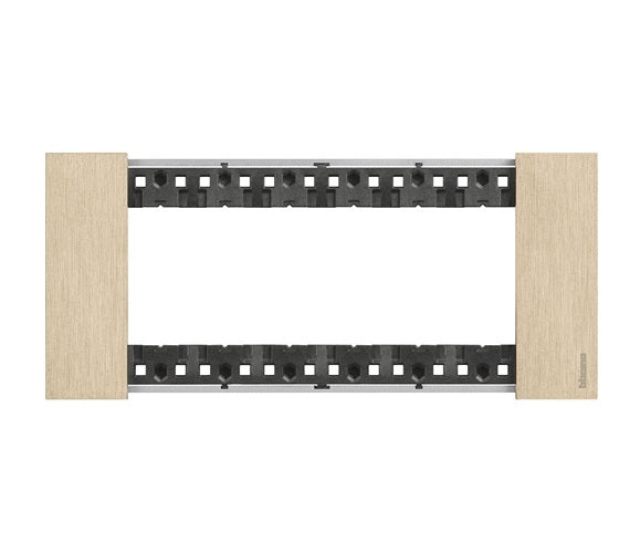 Bticino Living Now Cover Plate 6Gang Gold