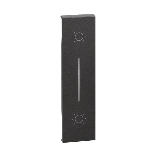 Living Now Cover Plate for Blind/Shutter Mech 1Gang Black