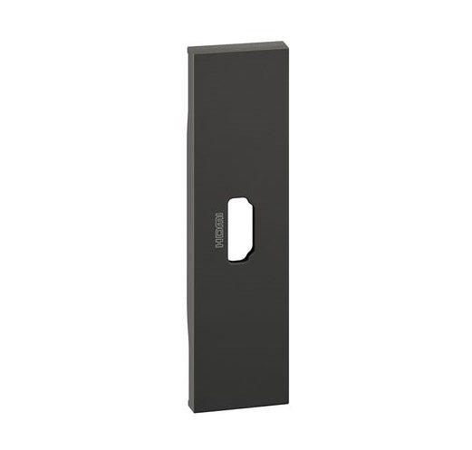 Living Now Cover Plate for HDMI Socket 1Gang Black
