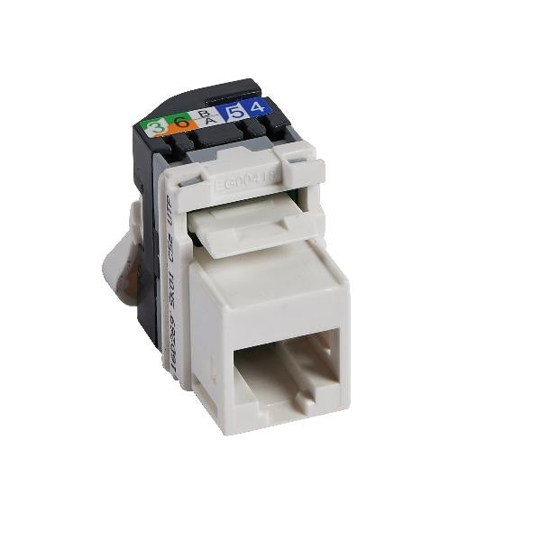 LCS2 Keystone Connector RJ45 Cat6 UTP White