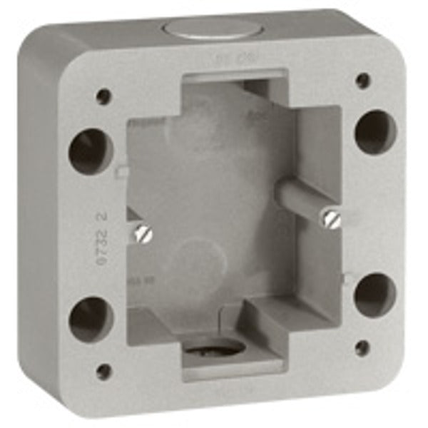 Soliroc Surface Mounting Box 1gang 110x110x45mm
