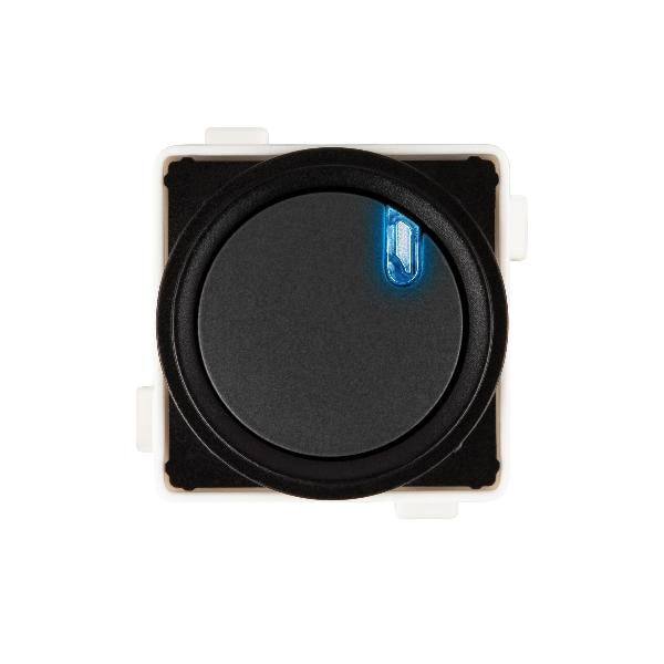 Excel Life Dimmer Mech PB 350VA 2Wire Matt Black
