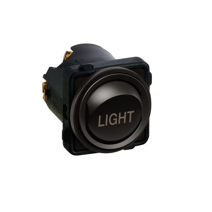 Excel Life Switch Mech 16A LIGHT Matt Black