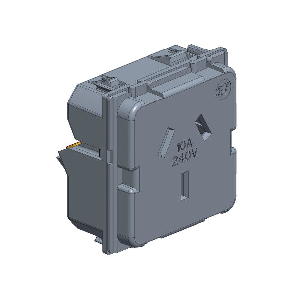 Bticino Living Now Single Socket Mech Autoswitch 10A