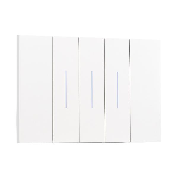 Bticino Living Now 3 Gang Switch 10A White