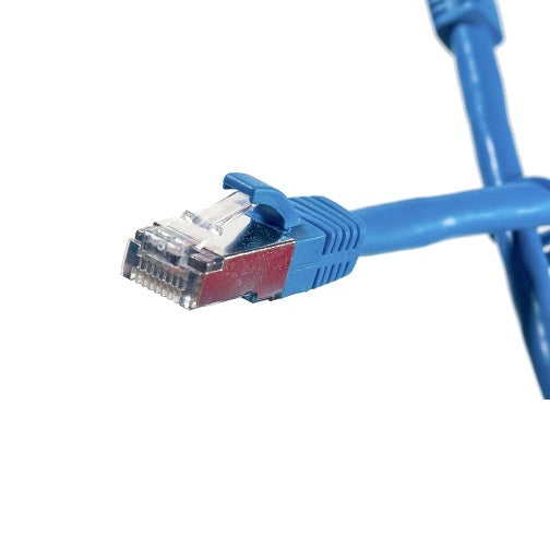 Patch Lead Cat6A SFTP 0.5m RJ45 Blue T-568A