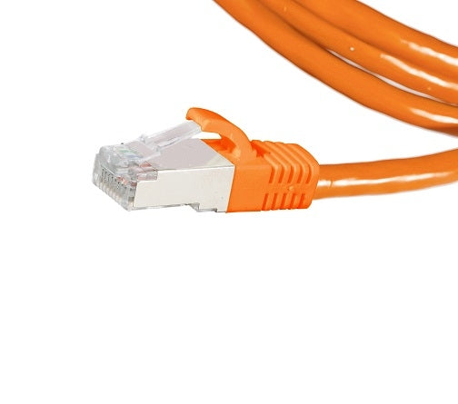 Patch Lead Cat6A SFTP 5m RJ45 Orange T-568A