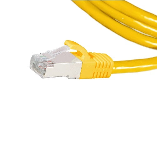 Patch Lead Cat6A SFTP 5m RJ45 Yellow T-568A
