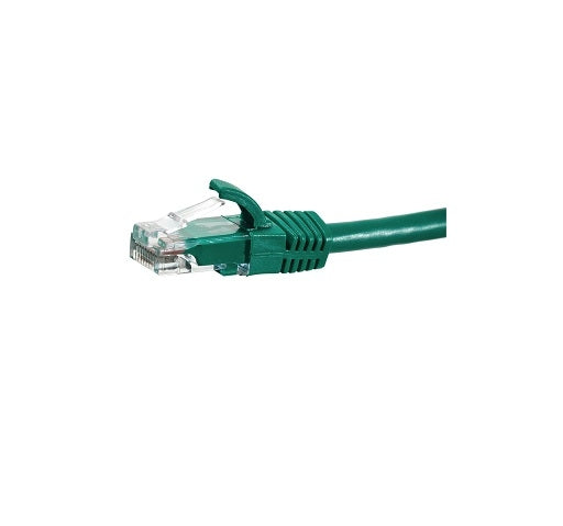 Patch Lead Cat6 UTP 0.5m RJ45 Slimline Green T-568A