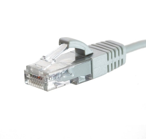 Patch Lead Cat6 UTP 1m RJ45 Slimline Grey T-568A