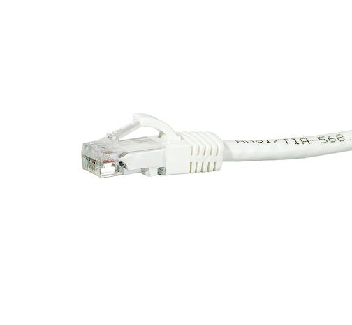 Patch Lead Cat6 UTP 0.5m RJ45 White T-568A