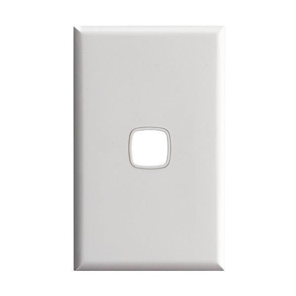 XL Switch Plate Only 1Gang White