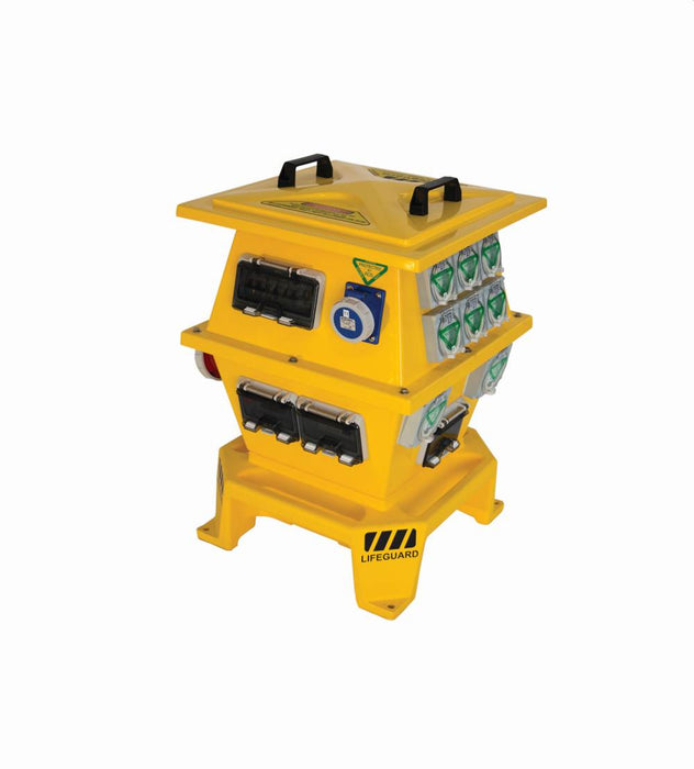Power Dist Board LG17 Unit 63A 3Ph 6x 1P(10A) 6x1P(15A)2x3Ph