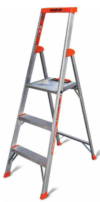 FlipNLite Platform Ladder 3 step Aluminium 150kg