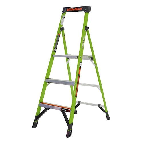 Tuff-N-Lite Platform Ladder 3 step Fibreglass 150kg