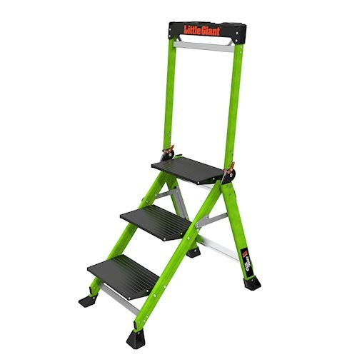 Jumbo Step Ladder 3 step Fibreglass 170kg