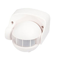 PIR Motion Detector External IP44 180Deg White