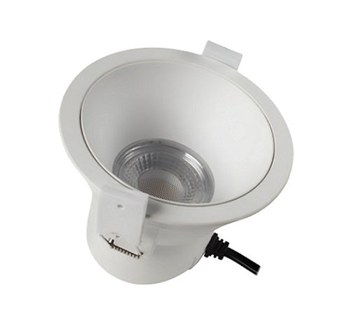 Cassie Downlight RCS8 8W CCT4 Dim IP44 White with Reflector