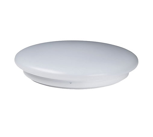 Gleam Oyster 300mm 17W 350mm CCT 3k/4k/57k Dim IP54 White