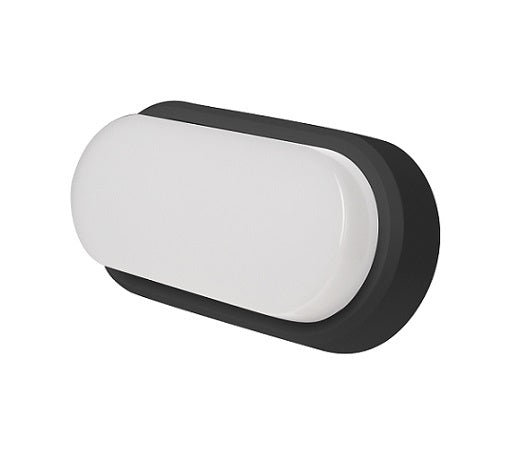 Ohio Bulkhead Oval LED 12W 3k/4k/57K White & Black Trims