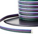 Vegas Cable 22AWG 5 Core DC For RGBW LED Strip 50m (Metre)