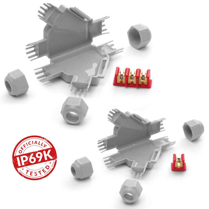 Little Joint IP68 80 x 36 x 23mm with Connectors & Glands