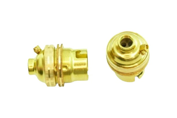 2210RT Lampholder BC Brass 10mm Thread