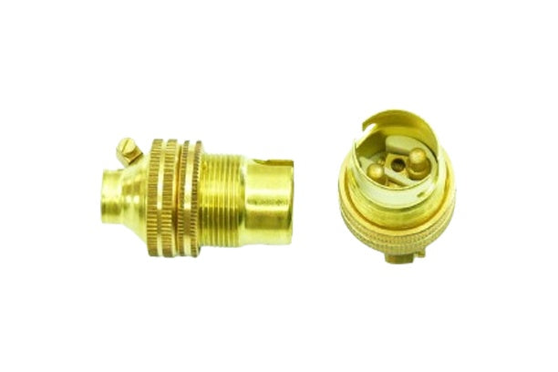 1510RT Lampholder SBC Brass 10mm Thread