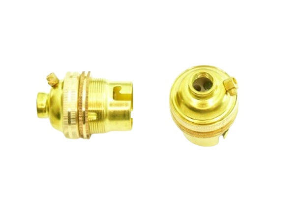 2238RT Lampholder BC Brass 3/8in Thread