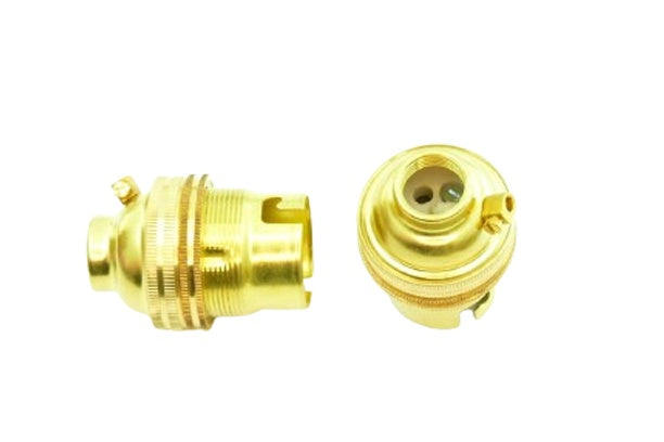 2212RT Lampholder BC Brass 1/2in Thread