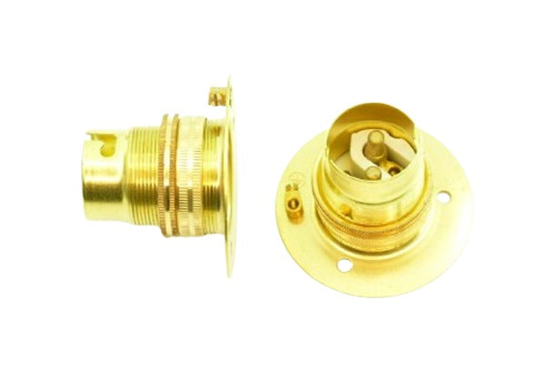 2250RT Batten Holder BC Brass 2in Base