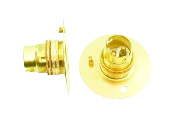2260RT Batten Holder BC Brass 2in Base