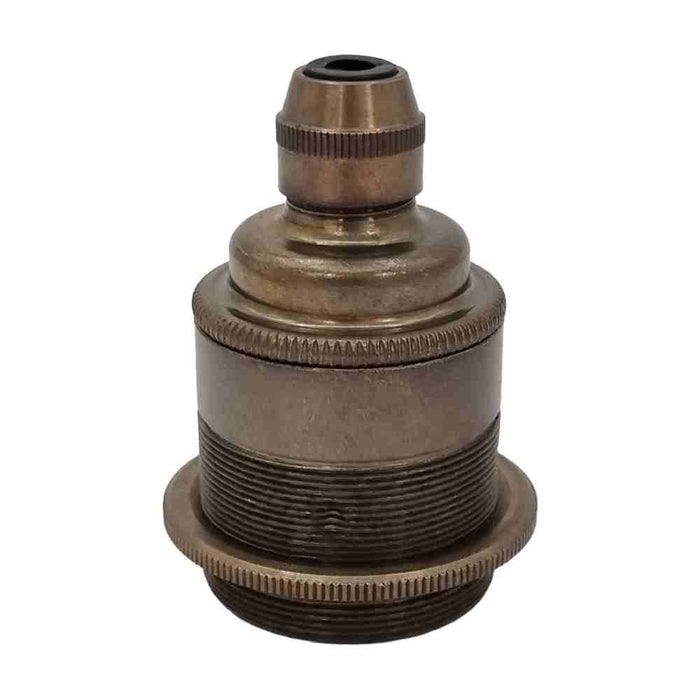 Lampholder ES Old English Cordgrip with Shade Ring