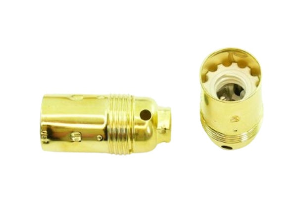 Lampholder SES Brass 10mm Thread (No Shade)