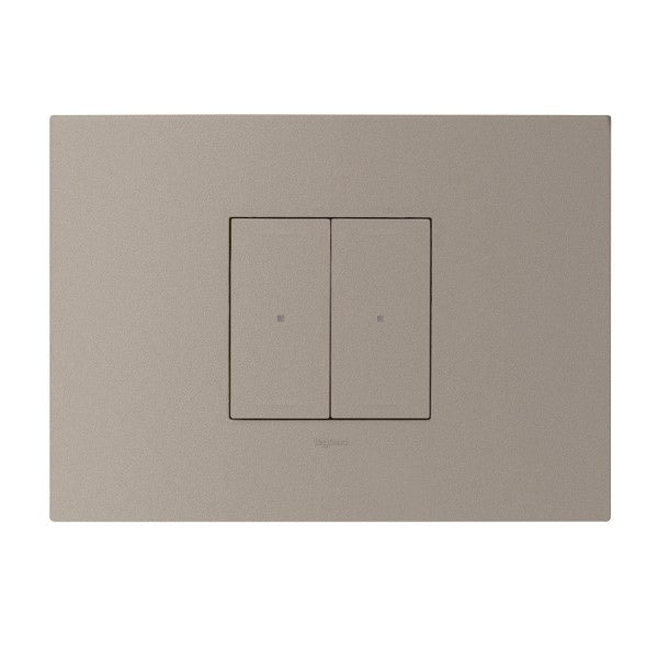 Arteor Netatmo Smart Light Sw Double Horiz Aluminium