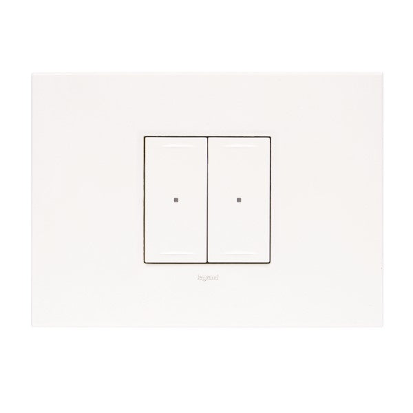 Arteor Netatmo Smart Light Sw Double Horiz White