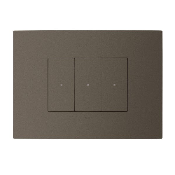 Arteor Netatmo Smart Light Sw Triple Horiz Magnesium