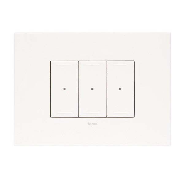 Arteor Netatmo Smart Light Sw Triple Horiz White