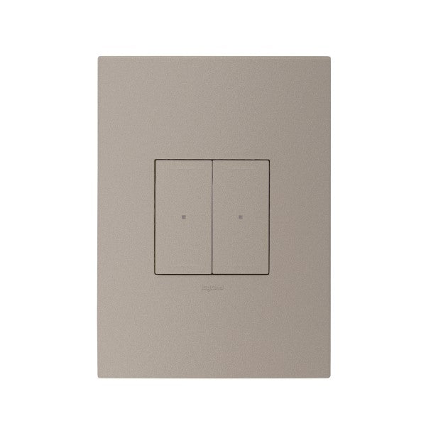 Arteor Netatmo Smart Light Switch Double Vert Aluminium