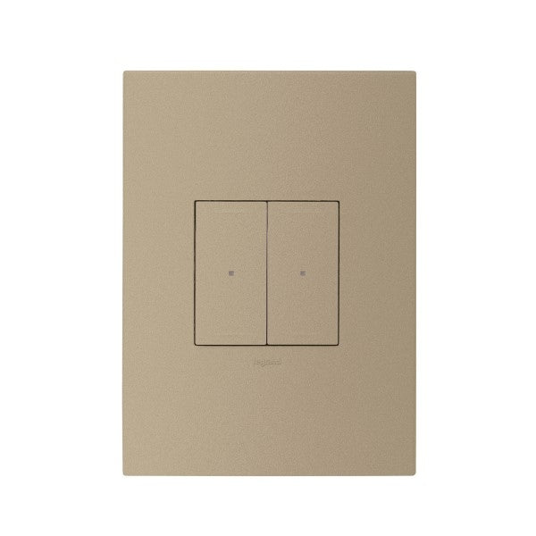 Arteor Netatmo Smart Light Switch Double Vert Champagne