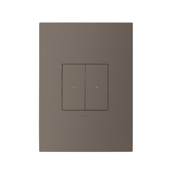 Arteor Netatmo Smart Light Switch Double Vert Magnesium