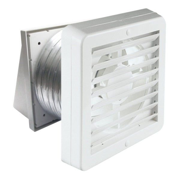 Fan 150mm Thru Wall Kit XP150A 87l/s Auto