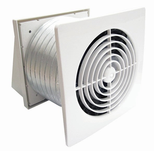 Fan 120mm Thru Wall Kit XLPLP120ST Low Profile Sq Timer