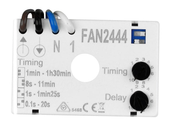 Fan Timer Adjustable Run On