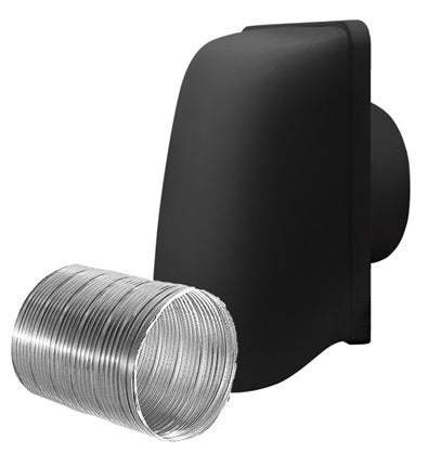 Chateau Through Wall Kit 125mm Black